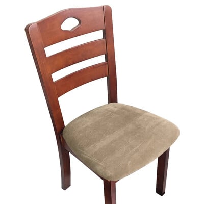 Catifea super moale Huse scaune spandex huse pentru scaune elastice pentru scaune de sufragerie acasă Huse pentru scaune simple pentru scaune