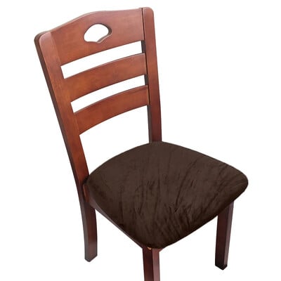 Catifea super moale Huse scaune spandex huse pentru scaune elastice pentru scaune de sufragerie acasă Huse pentru scaune simple pentru scaune