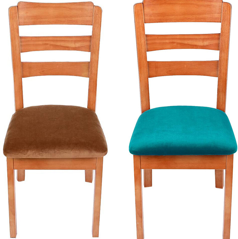 Catifea super moale Huse scaune spandex huse pentru scaune elastice pentru scaune de sufragerie acasă Huse pentru scaune simple pentru scaune