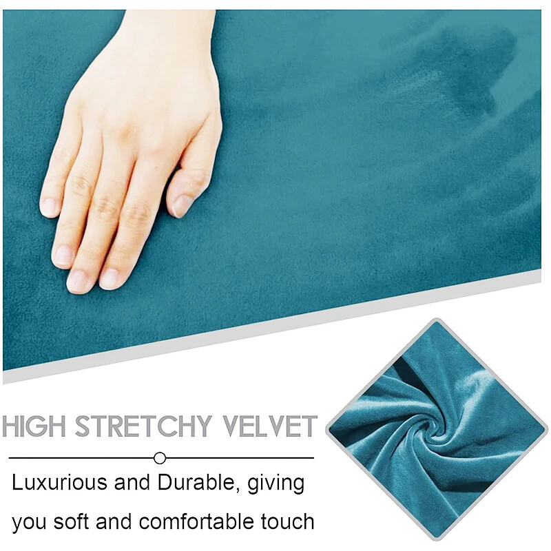 Catifea super moale Huse scaune spandex huse pentru scaune elastice pentru scaune de sufragerie acasă Huse pentru scaune simple pentru scaune