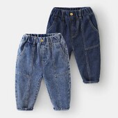 Fiúk farmernadrágok tavaszi és őszi új gyermek baba 1-6 éves alkalmi nadrágok gyermek nadrágok