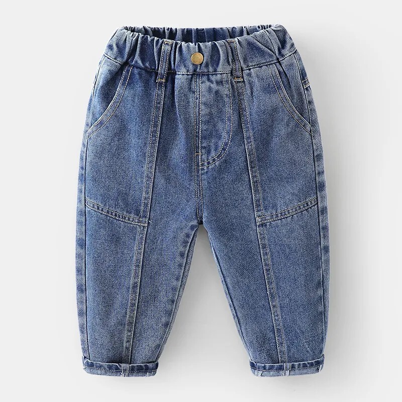 Fiúk farmernadrágok tavaszi és őszi új gyermek baba 1-6 éves alkalmi nadrágok gyermek nadrágok