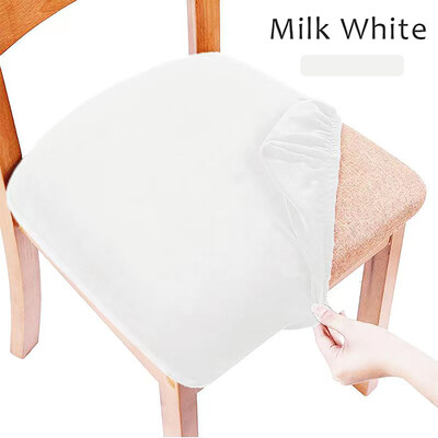Husă pentru scaune din catifea super moale, pentru scaune elastice, pentru scaune de sufragerie, scaune antiderapante, huse de protecție pentru birou, bucătărie, banchet