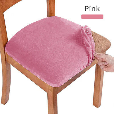 Husă pentru scaune din catifea super moale, pentru scaune elastice, pentru scaune de sufragerie, scaune antiderapante, huse de protecție pentru birou, bucătărie, banchet