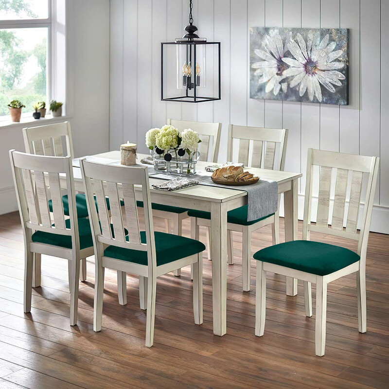 Husă pentru scaune din catifea super moale, pentru scaune elastice, pentru scaune de sufragerie, scaune antiderapante, huse de protecție pentru birou, bucătărie, banchet