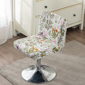 Bárszék székhuzat Virágos elasztikus szövet Asztali ülőszékek Védőhuzatok Porálló Irodai Számítógépes Székhuzat Otthoni dekoráció