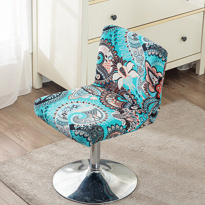 Bárszék székhuzat Virágos elasztikus szövet Asztali ülőszékek Védőhuzatok Porálló Irodai Számítógépes Székhuzat Otthoni dekoráció