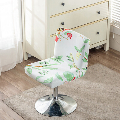 Bárszék székhuzat Virágos elasztikus szövet Asztali ülőszékek Védőhuzatok Porálló Irodai Számítógépes Székhuzat Otthoni dekoráció