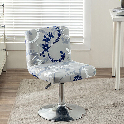 Bárszék székhuzat Virágos elasztikus szövet Asztali ülőszékek Védőhuzatok Porálló Irodai Számítógépes Székhuzat Otthoni dekoráció