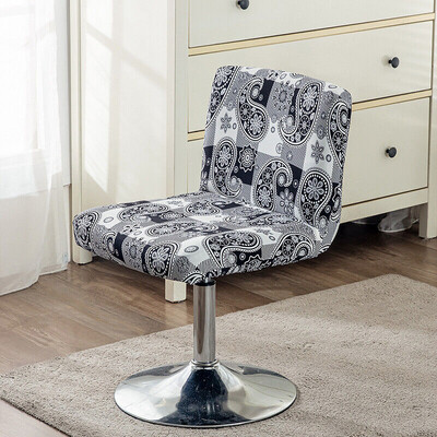 Bárszék székhuzat Virágos elasztikus szövet Asztali ülőszékek Védőhuzatok Porálló Irodai Számítógépes Székhuzat Otthoni dekoráció