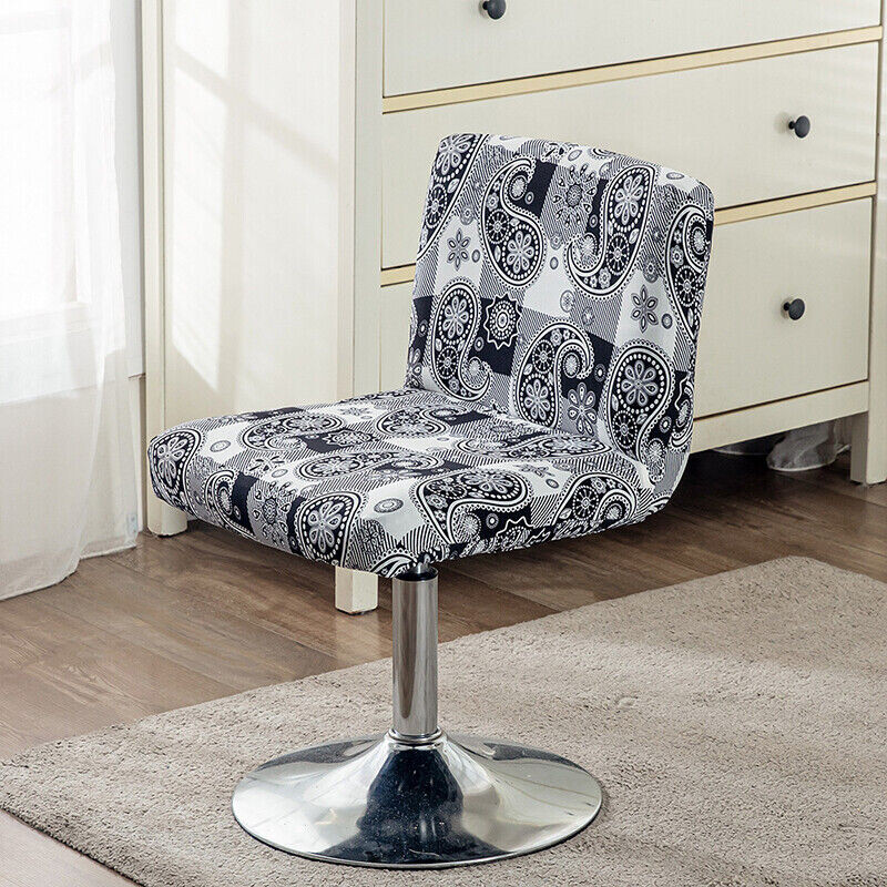 Bárszék székhuzat Virágos elasztikus szövet Asztali ülőszékek Védőhuzatok Porálló Irodai Számítógépes Székhuzat Otthoni dekoráció