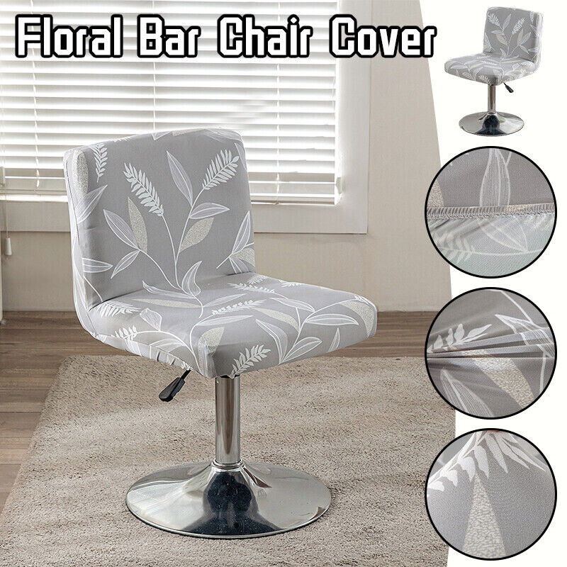 Bárszék székhuzat Virágos elasztikus szövet Asztali ülőszékek Védőhuzatok Porálló Irodai Számítógépes Székhuzat Otthoni dekoráció
