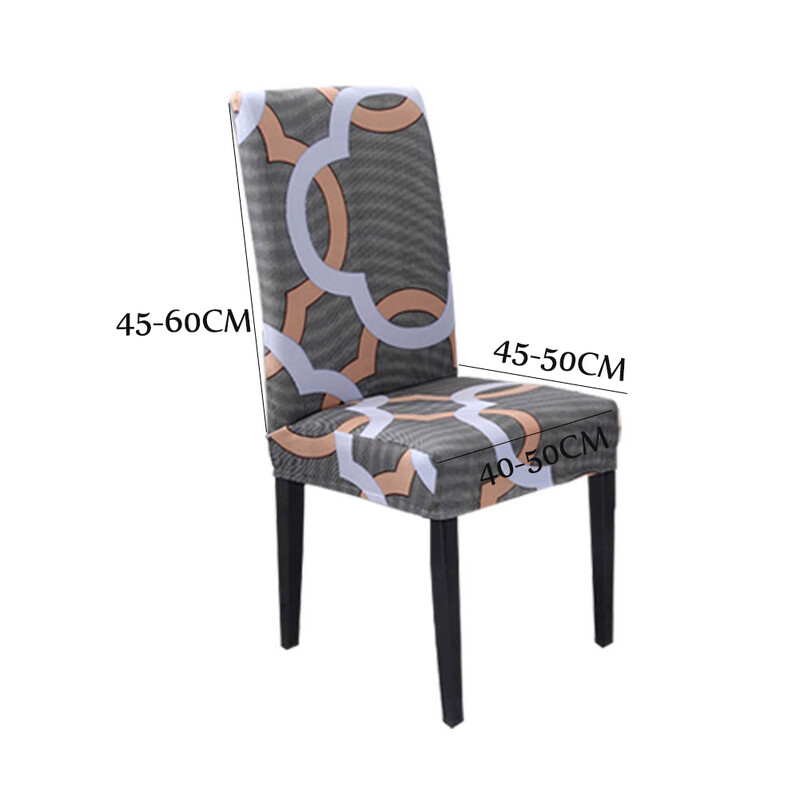 Huse pentru scaune Meijuner Huse pentru scaune elastice elastice cu imprimeu Spandex Huse universale multifuncționale pentru hotel acasă L397