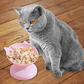 animal de companie, vărsături, farfurie, bol, plastic, înălțat, hrănitor