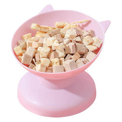 animal de companie, vărsături, farfurie, bol, plastic, înălțat, hrănitor