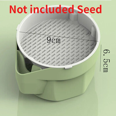 Gustare pentru pisici Plantare cu mentă Cutie de plastic hidroponică Ghiveci pentru pisici Contrast Hidroponic Det Iarbă pentru pisici Bol pentru plante fără semințe Aprovizionare pentru grădină