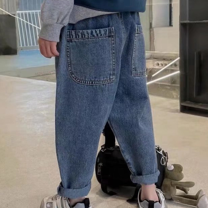 Gyereknadrágok fiúknak Gyermeknadrágok Új farmernadrág Alkalmi ruhák Gyerek fiúk Fiú ruházat Csecsemő 10 12 éves Őszi új farmer