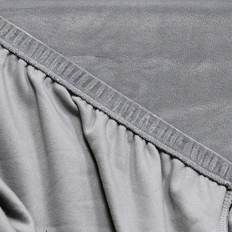 Husă pentru scaune din catifea, culoare solidă, elastică, super moale, pentru scaune reglabile, lavabilă, elastică, pentru scaunul de birou, acasă, hotel