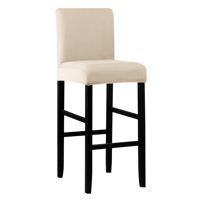 Atsparus vandeniui trumpos atlošo kėdės užvalkalas Sėdynės užvalkalas Baro kėdės užvalkalai Maži Aukštos kokybės Kėdės Dėklas valgomajam Namai