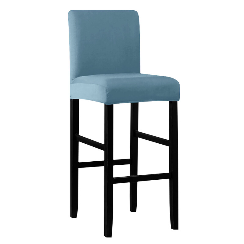 Atsparus vandeniui trumpos atlošo kėdės užvalkalas Sėdynės užvalkalas Baro kėdės užvalkalai Maži Aukštos kokybės Kėdės Dėklas valgomajam Namai