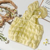 Tikslus laidų sujungimas naminių gyvūnėlių laikiklis sijonas Pūkuotas Bubble Pet Sling sijonas vasarinis dirželis Liemenė Madingi marškinėliai šunims katėms ryškūs