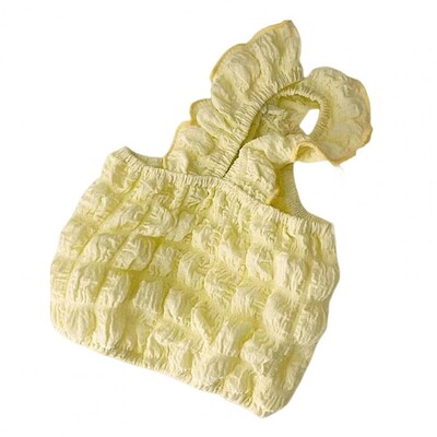 Tikslus laidų sujungimas naminių gyvūnėlių laikiklis sijonas Pūkuotas Bubble Pet Sling sijonas vasarinis dirželis Liemenė Madingi marškinėliai šunims katėms ryškūs