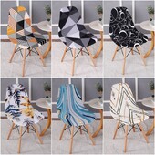 1 buc. Husă elastică pentru scaune cu carcasă elastică pentru scaune de sufragerie Huse pentru scaune Huse pentru mobilă Protector pentru cameră de zi de hotel detașabilă