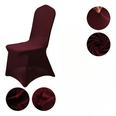 Patru anotimpuri în stil european și american pentru nuntă, dintr-o singură bucată, din țesătură, de culoare uni, pentru scaunul de luat masa, cu elastic pentru decorare