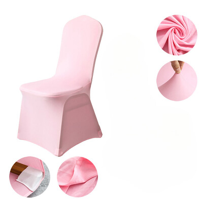 Patru anotimpuri în stil european și american pentru nuntă, dintr-o singură bucată, din țesătură, de culoare uni, pentru scaunul de luat masa, cu elastic pentru decorare