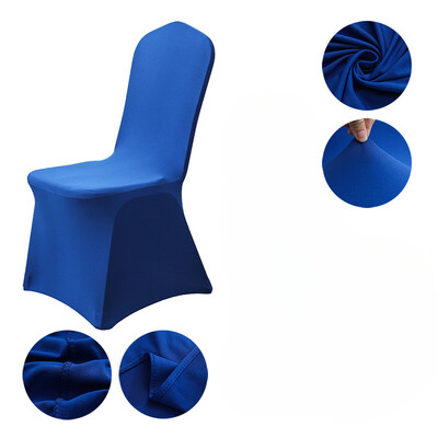 Patru anotimpuri în stil european și american pentru nuntă, dintr-o singură bucată, din țesătură, de culoare uni, pentru scaunul de luat masa, cu elastic pentru decorare