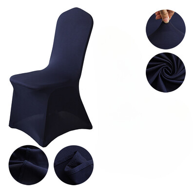 Patru anotimpuri în stil european și american pentru nuntă, dintr-o singură bucată, din țesătură, de culoare uni, pentru scaunul de luat masa, cu elastic pentru decorare