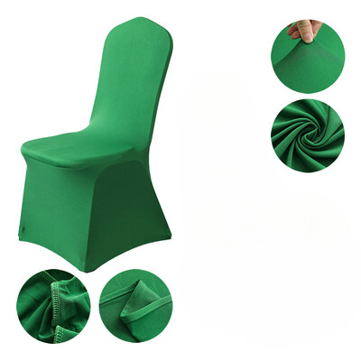 Patru anotimpuri în stil european și american pentru nuntă, dintr-o singură bucată, din țesătură, de culoare uni, pentru scaunul de luat masa, cu elastic pentru decorare