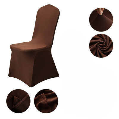 Patru anotimpuri în stil european și american pentru nuntă, dintr-o singură bucată, din țesătură, de culoare uni, pentru scaunul de luat masa, cu elastic pentru decorare