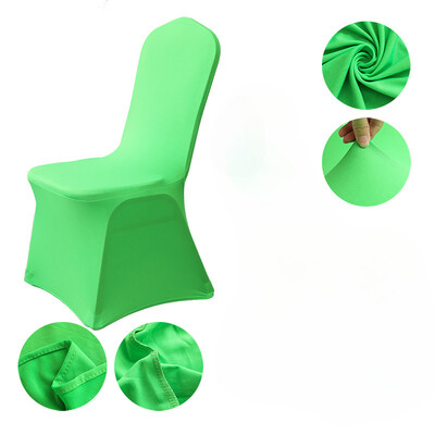 Patru anotimpuri în stil european și american pentru nuntă, dintr-o singură bucată, din țesătură, de culoare uni, pentru scaunul de luat masa, cu elastic pentru decorare