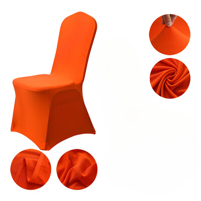 Patru anotimpuri în stil european și american pentru nuntă, dintr-o singură bucată, din țesătură, de culoare uni, pentru scaunul de luat masa, cu elastic pentru decorare