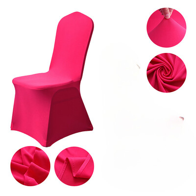 Patru anotimpuri în stil european și american pentru nuntă, dintr-o singură bucată, din țesătură, de culoare uni, pentru scaunul de luat masa, cu elastic pentru decorare