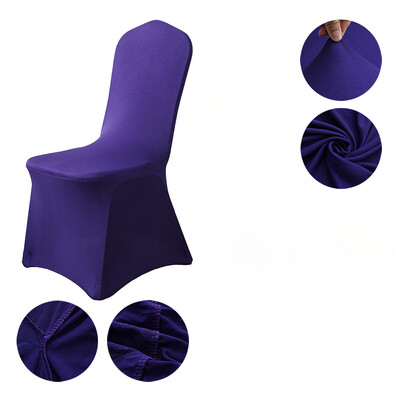 Patru anotimpuri în stil european și american pentru nuntă, dintr-o singură bucată, din țesătură, de culoare uni, pentru scaunul de luat masa, cu elastic pentru decorare