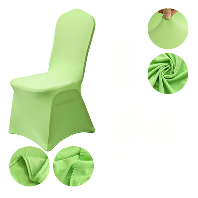 Patru anotimpuri în stil european și american pentru nuntă, dintr-o singură bucată, din țesătură, de culoare uni, pentru scaunul de luat masa, cu elastic pentru decorare