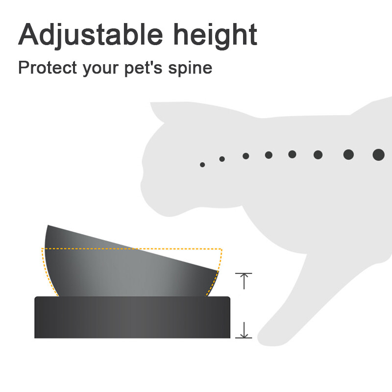 Rozsdamentes acél macskatál Könnyen tisztítható kutyaeledel- és itatótálak fémállvánnyal Macskák Kutyák Dupla kisállat etetőtálca