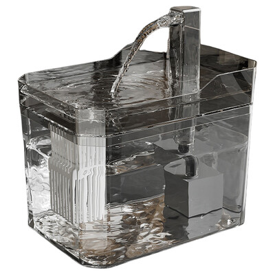 Katės vandens fontanas su tyliu siurbliu, šunų vandens dozatoriumi USB nuo sauso degimo kačių girtuoklis katėms patalpose