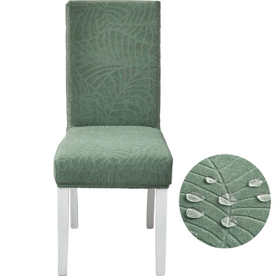 Huse pentru scaune impermeabile jacquard pentru sufragerie, huse pentru scaune pentru banchet de nunta protector scaun de birou