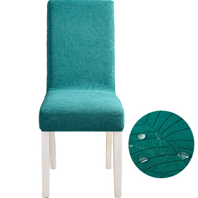 Huse pentru scaune impermeabile jacquard pentru sufragerie, huse pentru scaune pentru banchet de nunta protector scaun de birou