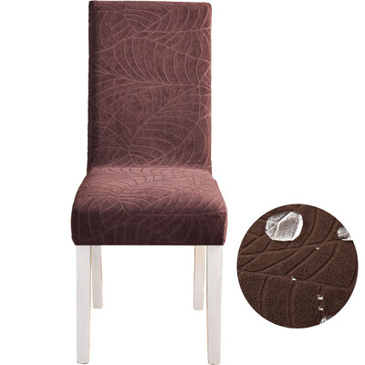 Huse pentru scaune impermeabile jacquard pentru sufragerie, huse pentru scaune pentru banchet de nunta protector scaun de birou