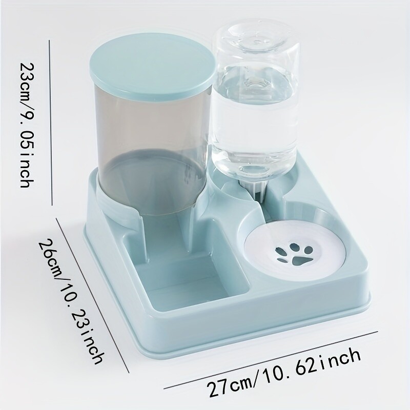 2 az 1-ben kisállat automatikus etető kutya macska ivókút vízadagoló ételtál kisállat kellékek kutyáknak macskáknak