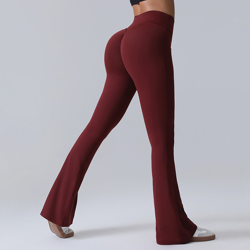 Colanți fără sudură pentru femei Colanți de fitness cu talie înaltă pentru femei Pantaloni evazați casual pentru femei Leggings pentru alergare yoga Îmbrăcăminte pentru femei Nou