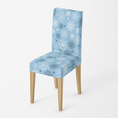 Acasă scaun Huse bucatarie reglabil din țesătură elastic husă scaune nunta Birou stretch spate simplu Modern boho fulgi de zăpadă