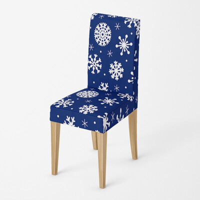 Acasă scaun Huse bucatarie reglabil din țesătură elastic husă scaune nunta Birou stretch spate simplu Modern boho fulgi de zăpadă