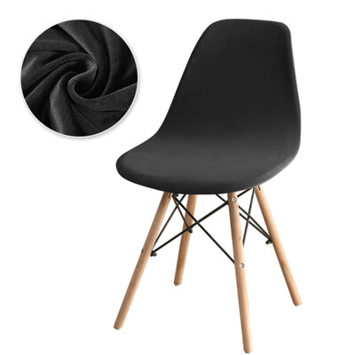 Huse pentru scaune din catifea de lux Huse pentru scaune elastice, fără brațe, de culoare solidă, huse elastice pentru scaune de luat masa, acasă, hotel, petrecere, banchet 2024