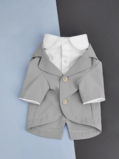 Új kutyaszmoking divatos klasszikus öltöny házi kedvenceknek Teddy Bichon formális viselet