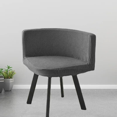 Huse pentru scaune triunghiulare elastice 1 buc Huse pentru scaune de luat masa lavabila Husa pentru scaune de birou din fleece polar Huse pentru scaune de birou pentru petrecere de petrecere a timpului liber în familie 의자커버